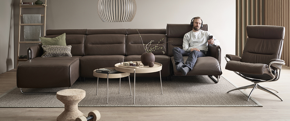 Stressless Emily canapé angle électrique