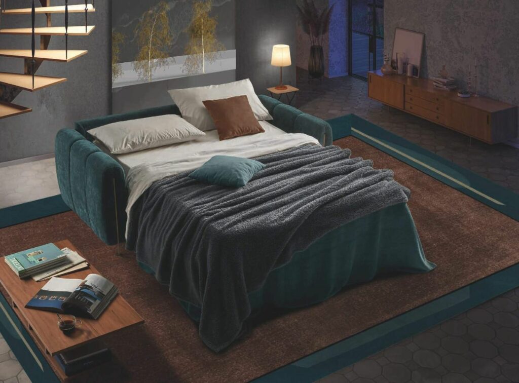 Canapé convertible DAYTONA ouvert